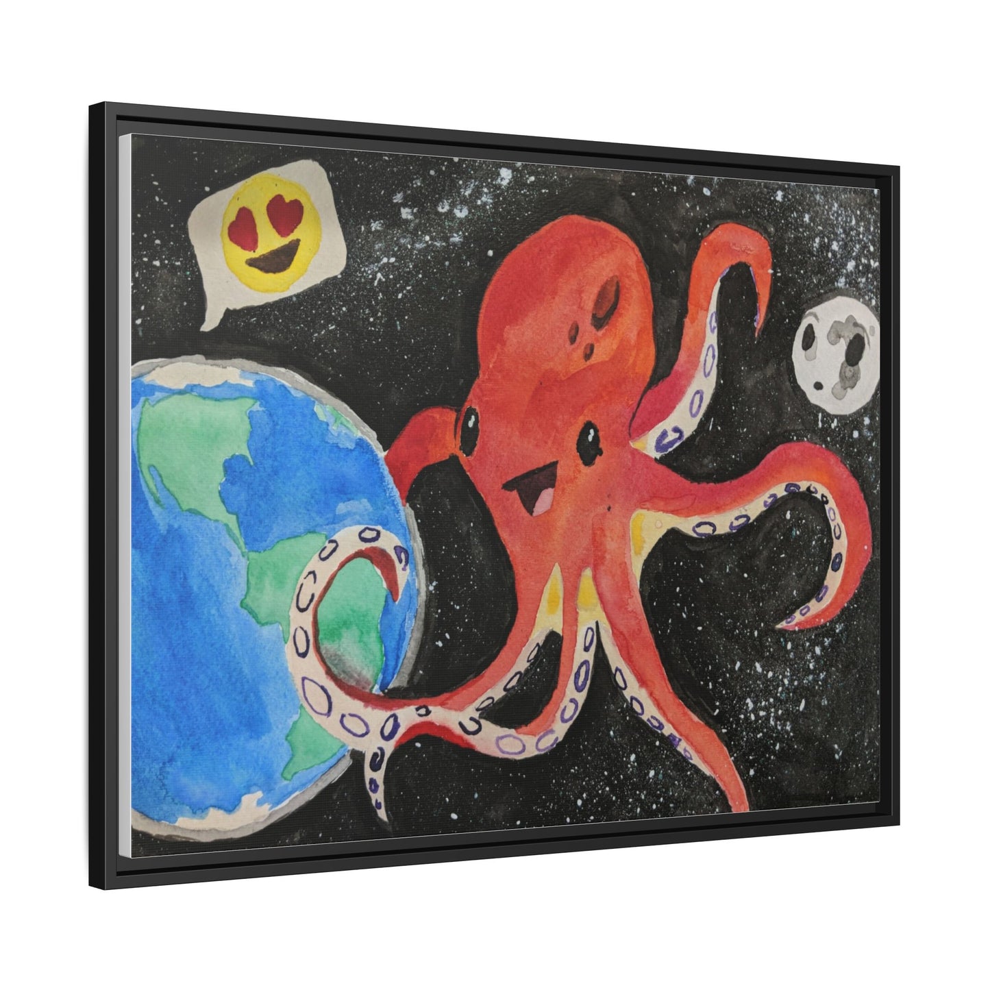 Canvas Print - Giant Space Octopus Painting