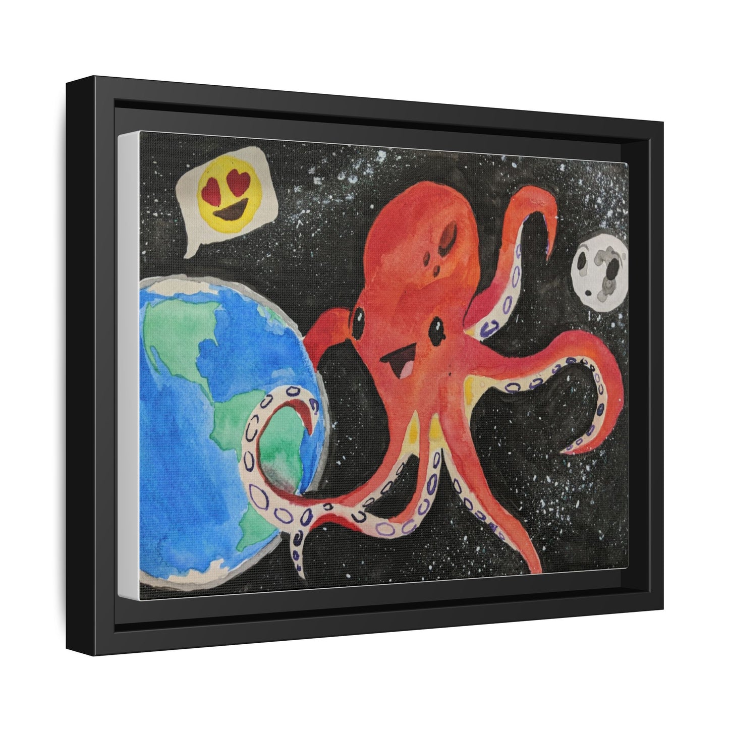 Canvas Print - Giant Space Octopus Painting