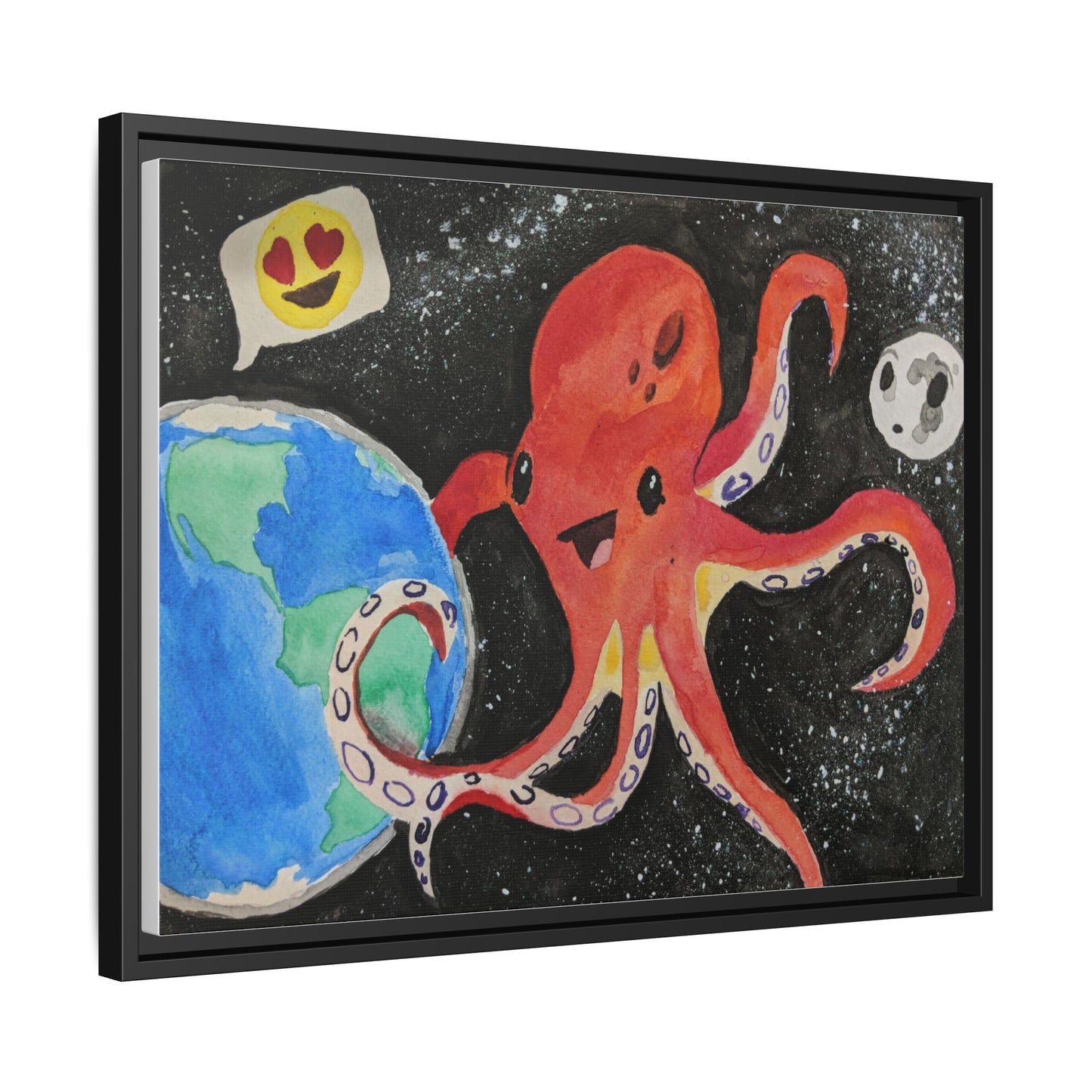 Canvas Print - Giant Space Octopus Painting