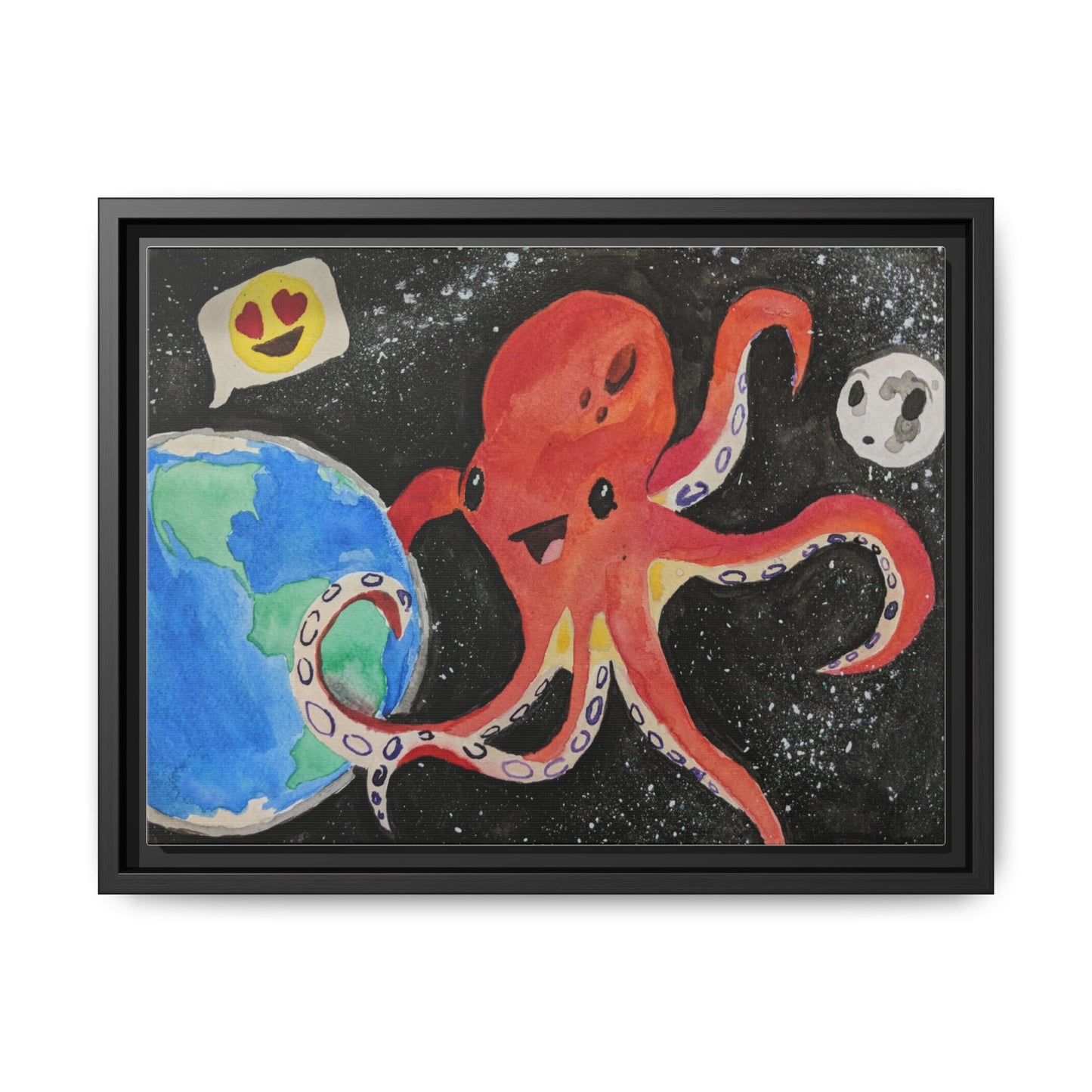 Canvas Print - Giant Space Octopus Painting