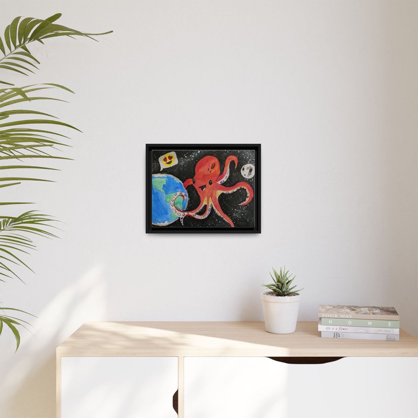 Canvas Print - Giant Space Octopus Painting