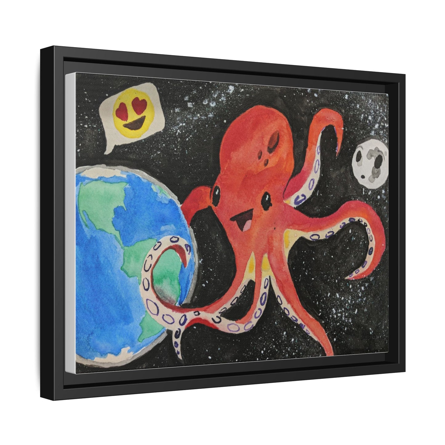 Canvas Print - Giant Space Octopus Painting