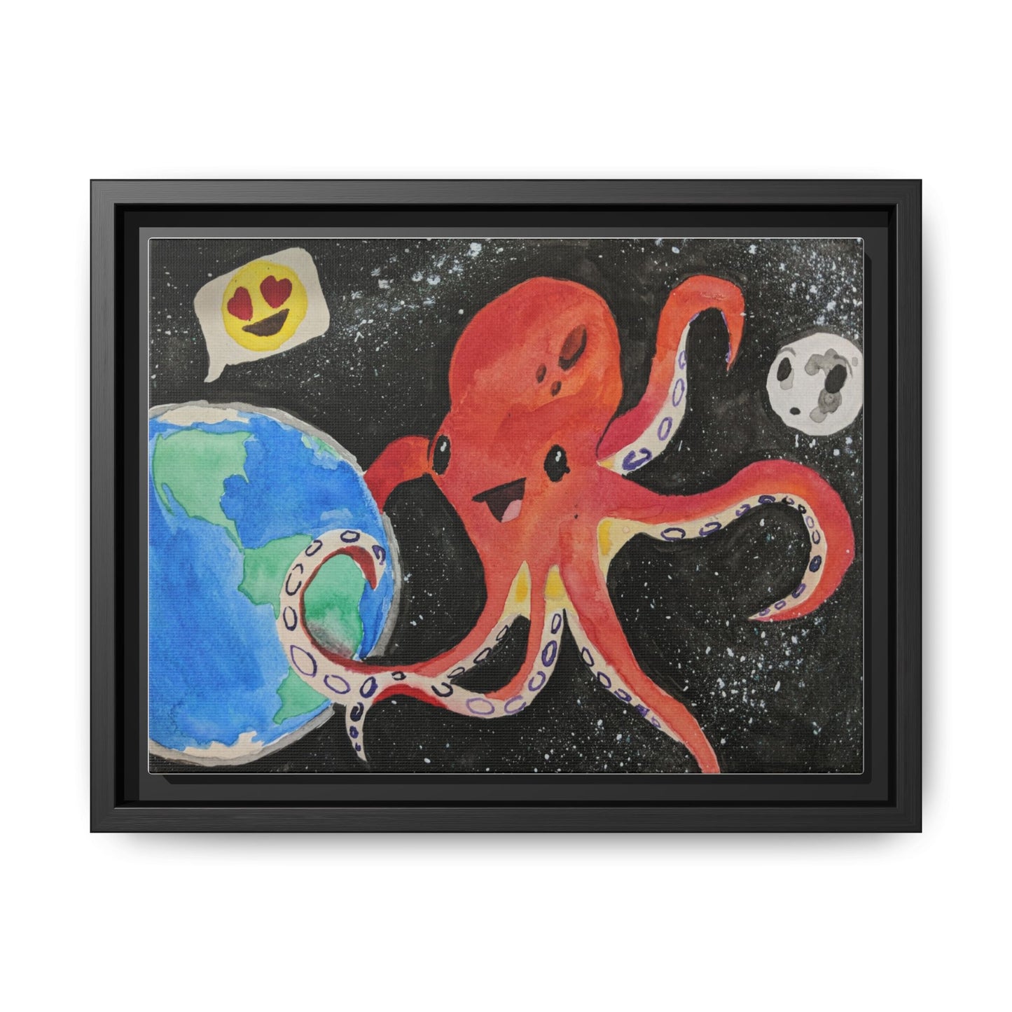 Canvas Print - Giant Space Octopus Painting