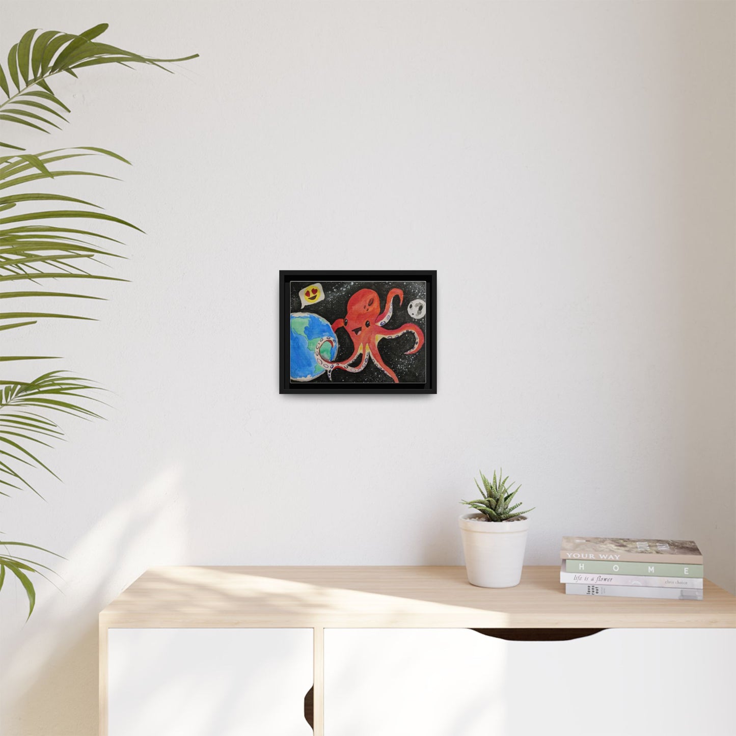 Canvas Print - Giant Space Octopus Painting